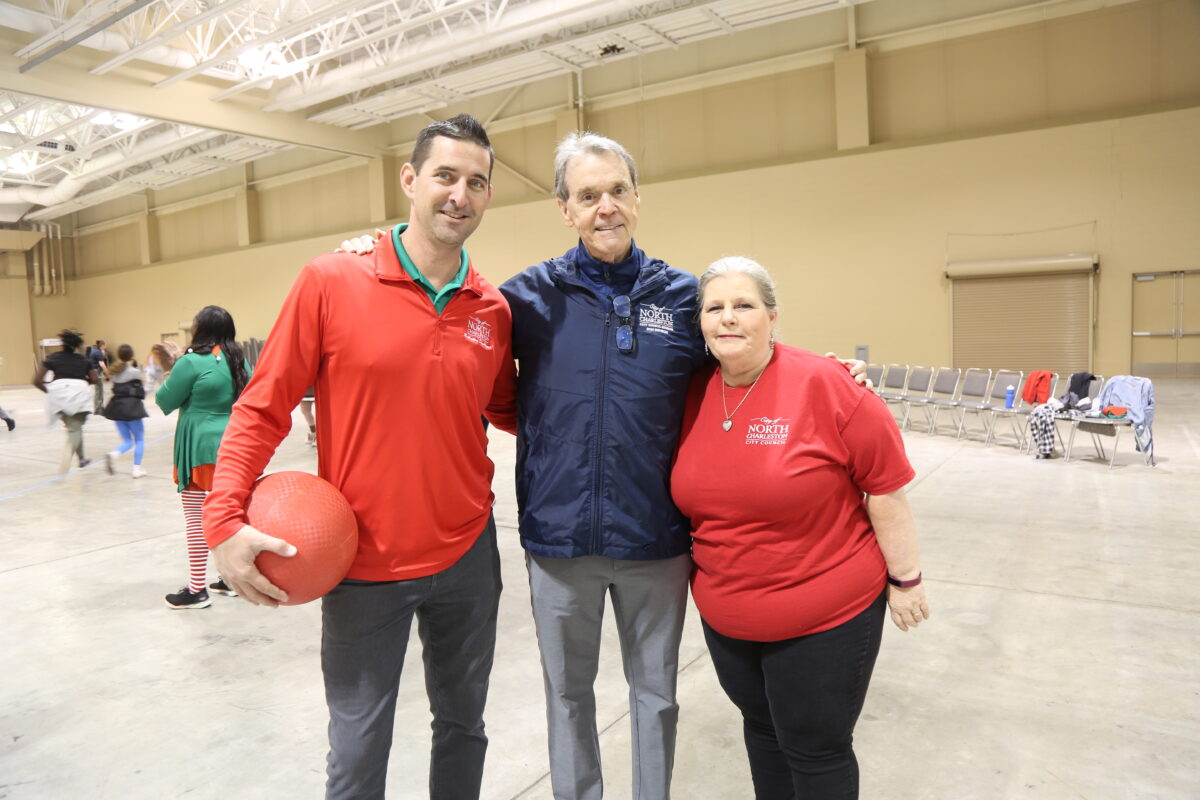 Ncpd Officers Play Kickball At Kickin With Claus Event City Of North