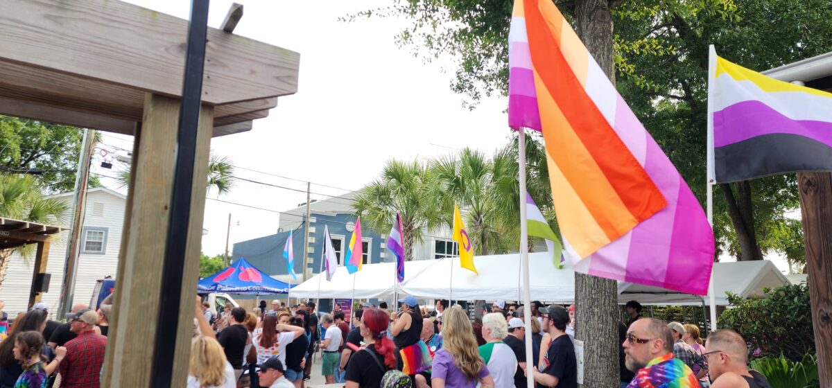 NCPD officers attend Pride kick off event City of North Charleston, SC