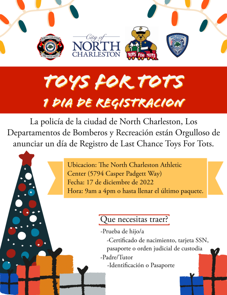 NCPD holding Last Chance registration for Toys for Tots City of North