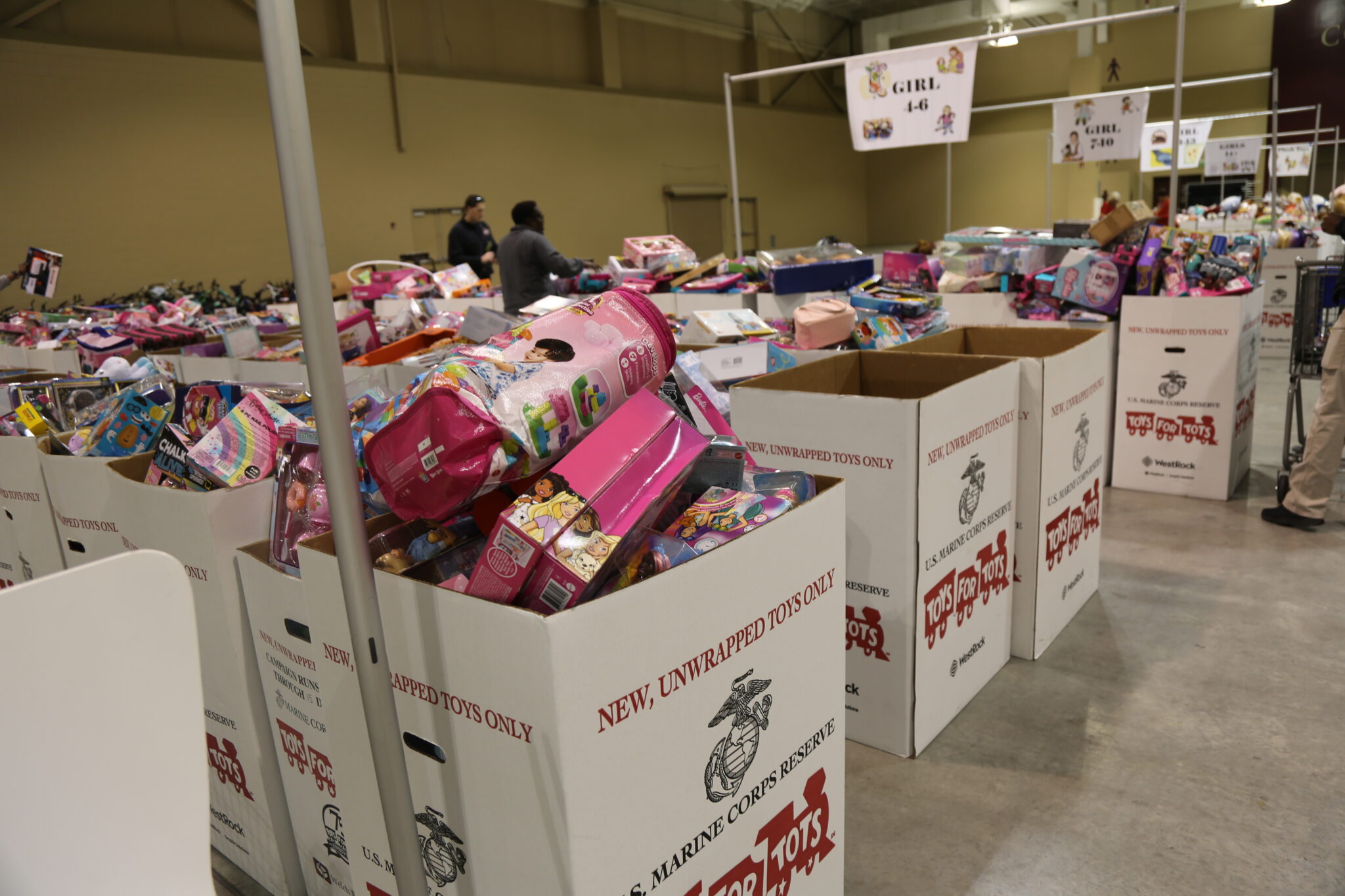 Toys for Tots caravan arrives at distribution center City of North