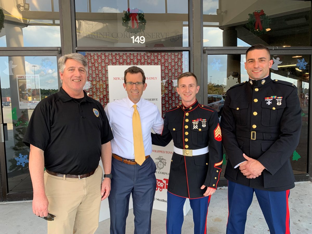 NCPD helps kickoff Toys for Tots campaign City of North Charleston, SC