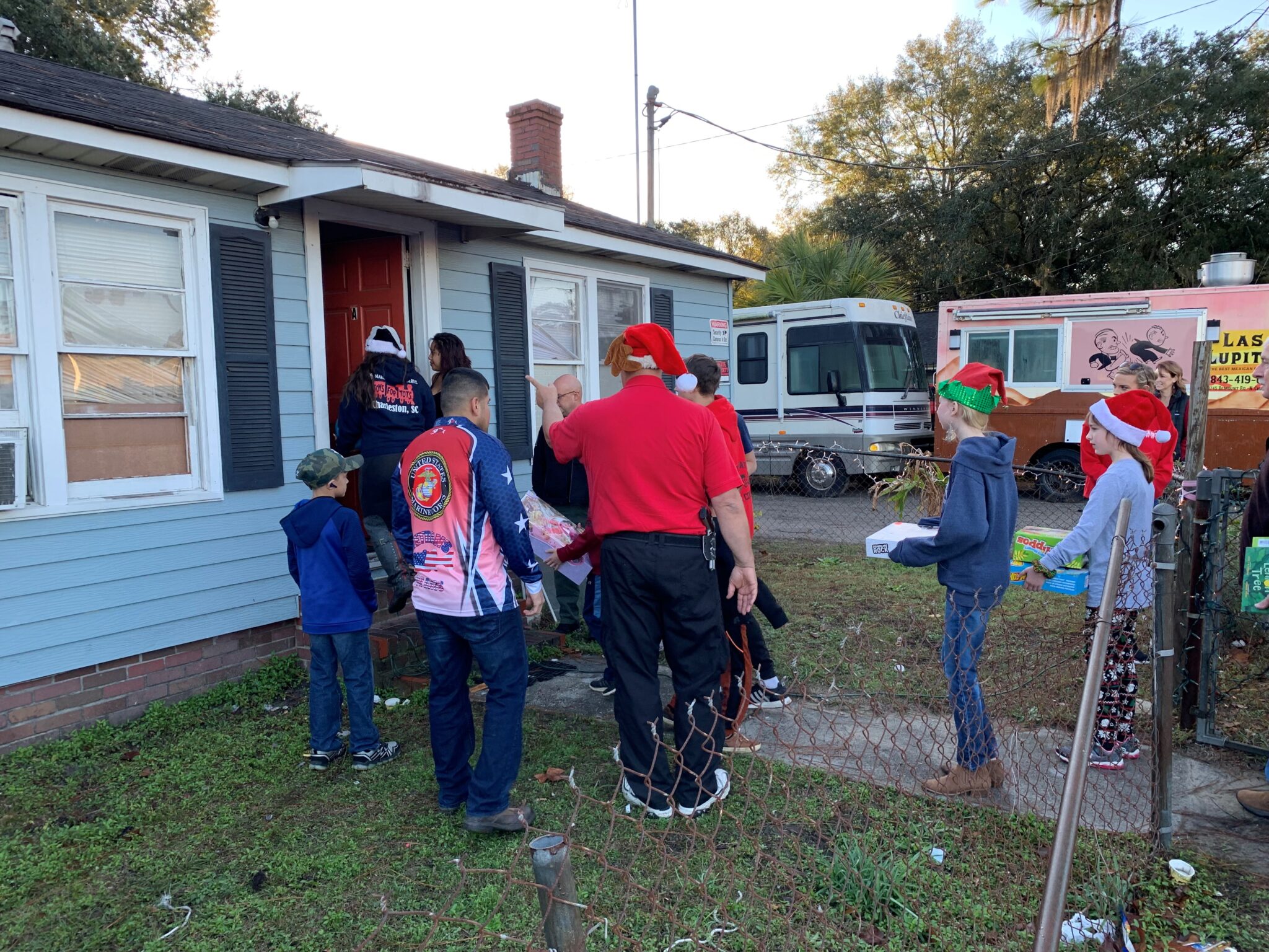 NCPD helps deliver toys for Toys for Tots program City of North