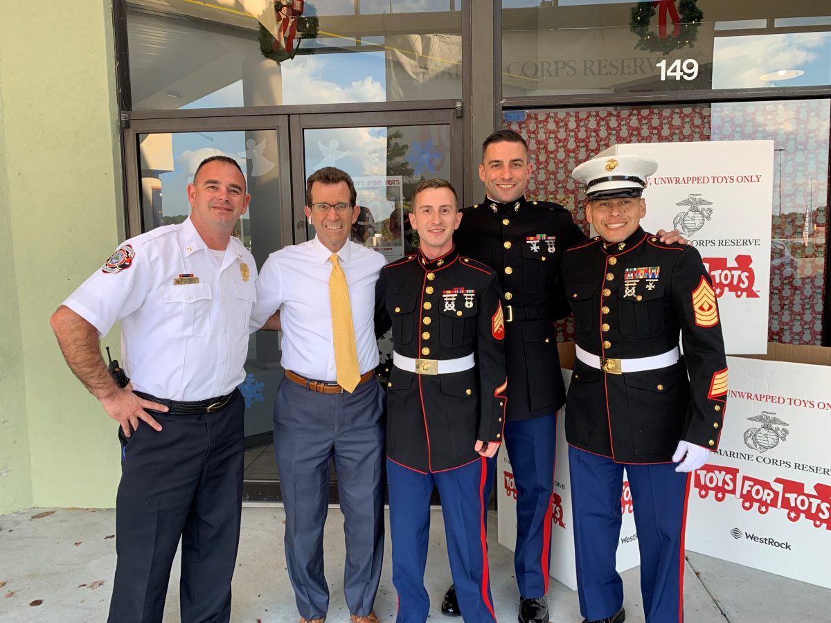 NCPD helps kickoff Toys for Tots campaign City of North Charleston, SC